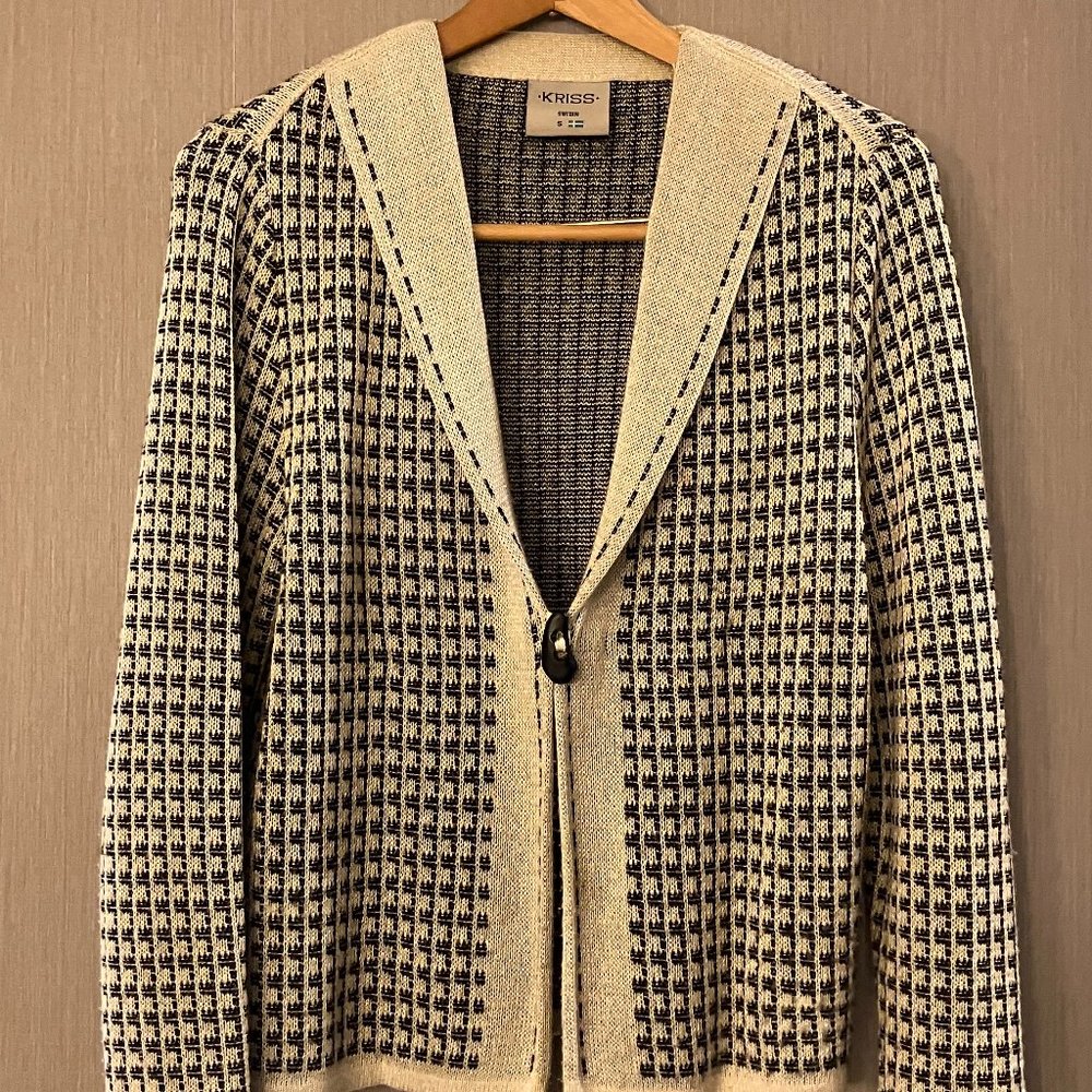 Kriss of Sweden Knit Linen Jacket